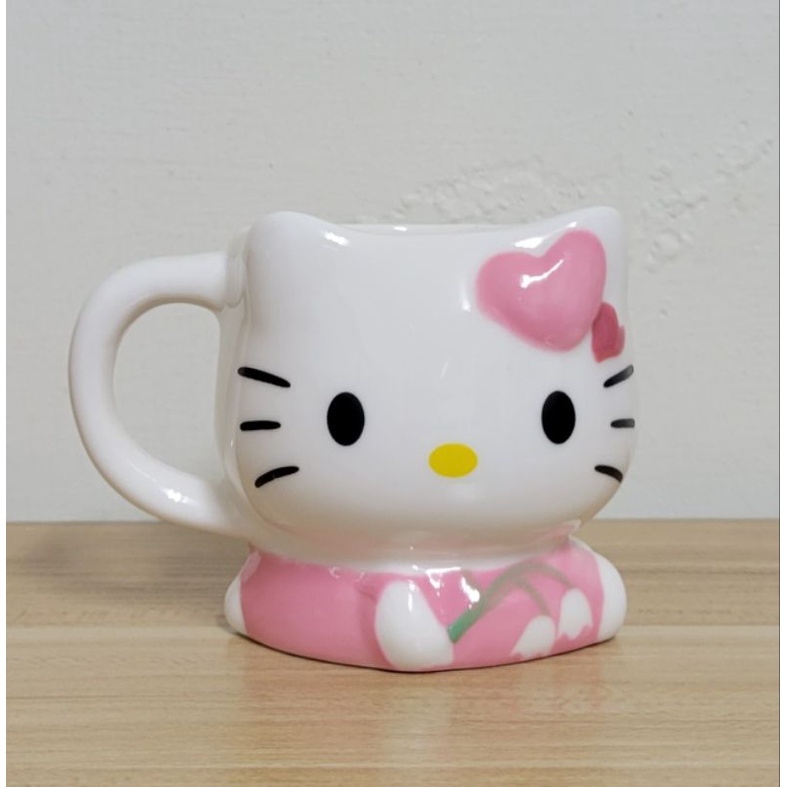 💯日本製【小樽運河 限定】北海道 銀之鐘 Hello Kitty 義式咖啡杯 紀念杯 杯子 馬克杯 下午茶杯 咖啡杯