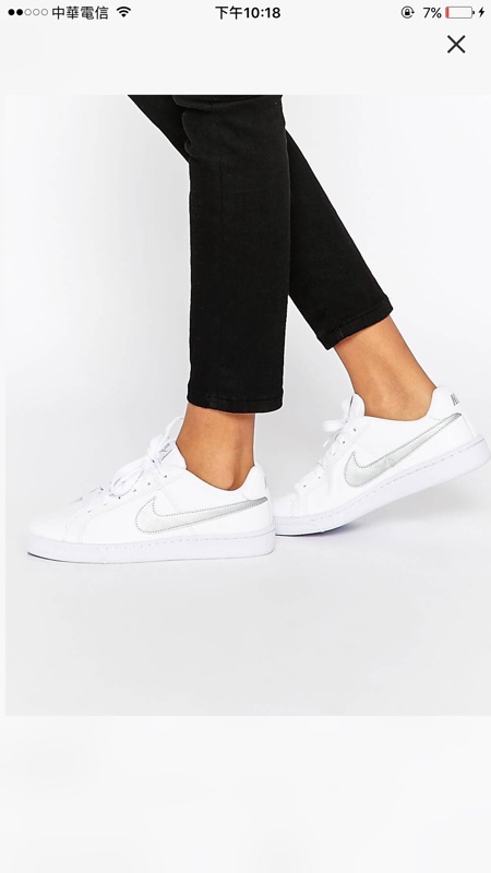 nike court royale silver