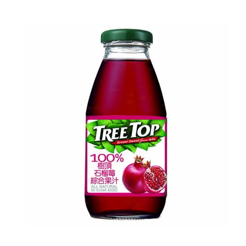 【Tree Top】100%石榴莓綜合果汁300ml(玻璃瓶)