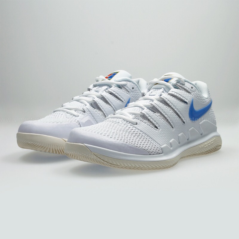 「限量絕版」US10.5 Nike vapor x 10 hc roger federer 費德勒  溫網白藍款