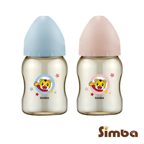 Simba小獅王 巧虎PPSU寬口小奶瓶200ml(粉/藍) 米菲寶貝