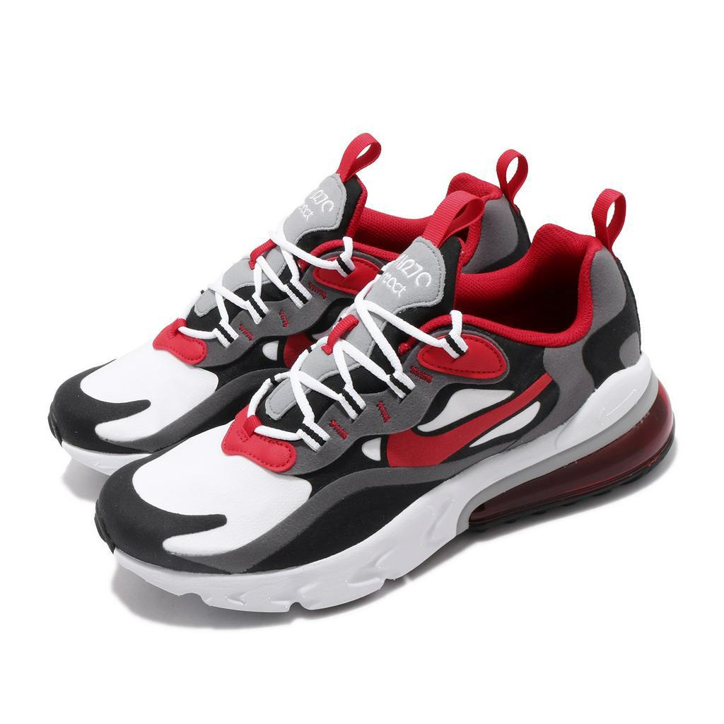 black and grey air max 270 react