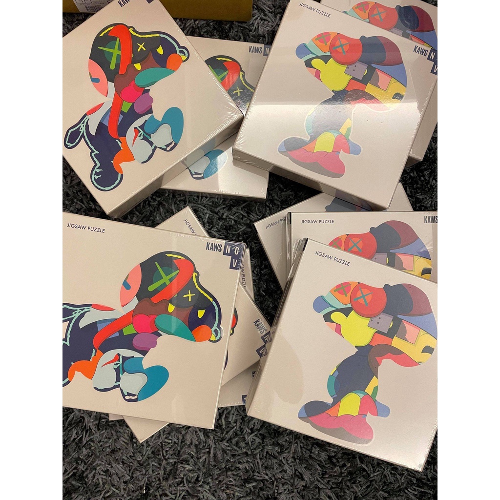 KAWS NGV 美術館 JIGASW PUZZLE 史努比 拼圖 站立 ＆ 跑步 現貨