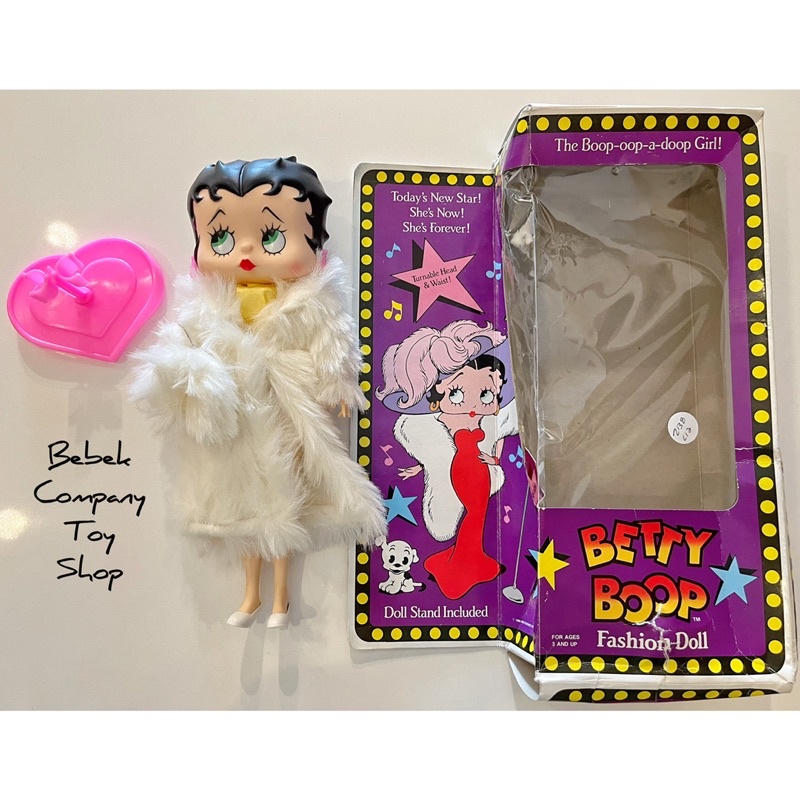 美國🇺🇸 1986年 12吋 Betty boop doll 美女貝蒂 貝蒂 古董娃娃 古董玩具 收藏 娃娃 二手玩具