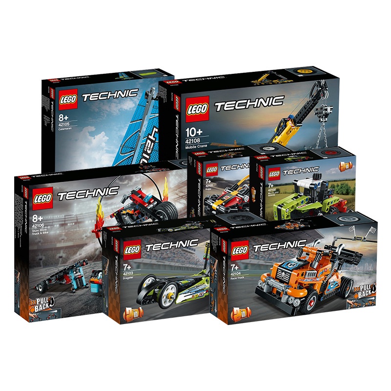 LEGO樂高新品機械系列42104 42106 42108 積木玩具