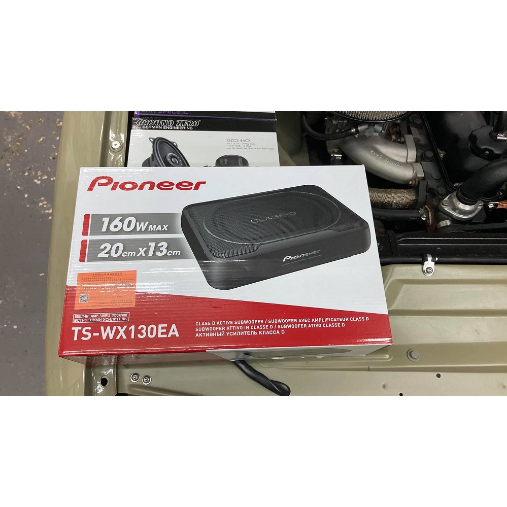 先鋒 Pioneer  TS-WX130EA 超薄型主動式重低音喇叭大陸的仿冒品各位消費者要小心