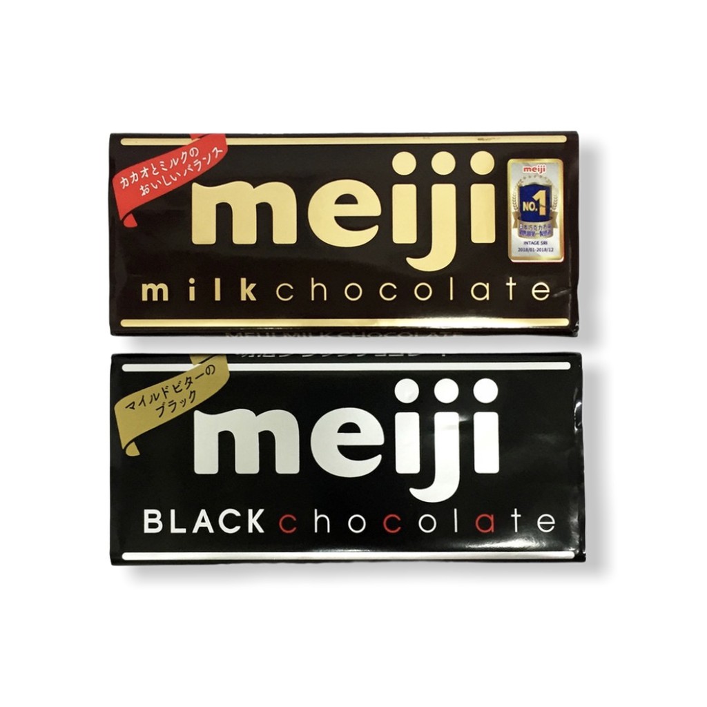 明治meiji 片裝巧克力 牛奶巧克力 黑巧克力50g 蝦皮購物