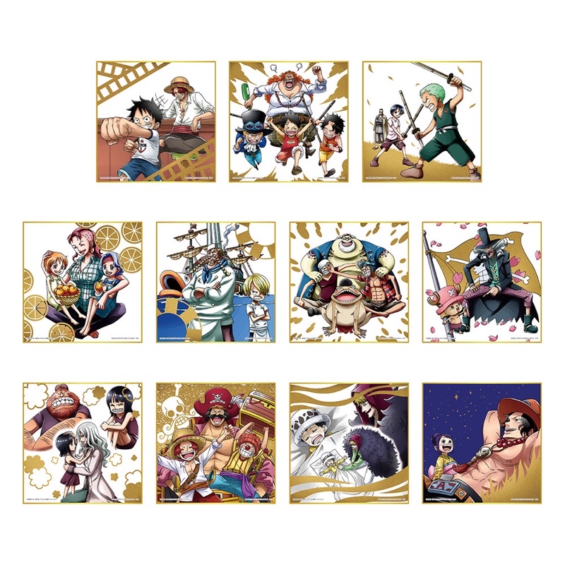 ✨一番賞✨ 航海王 Best of Omnibus海賊王 Onepiece 簽名板 色紙 畫板