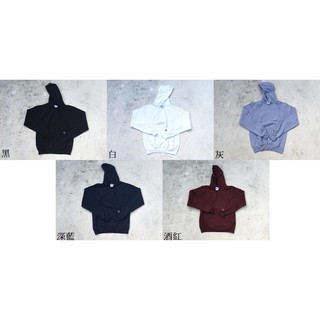 【HOMIEZ】冠軍 CHAMPION 帽T【S700】 素面 刷毛 素T 連帽 帽TEE 黑 白 灰 深藍