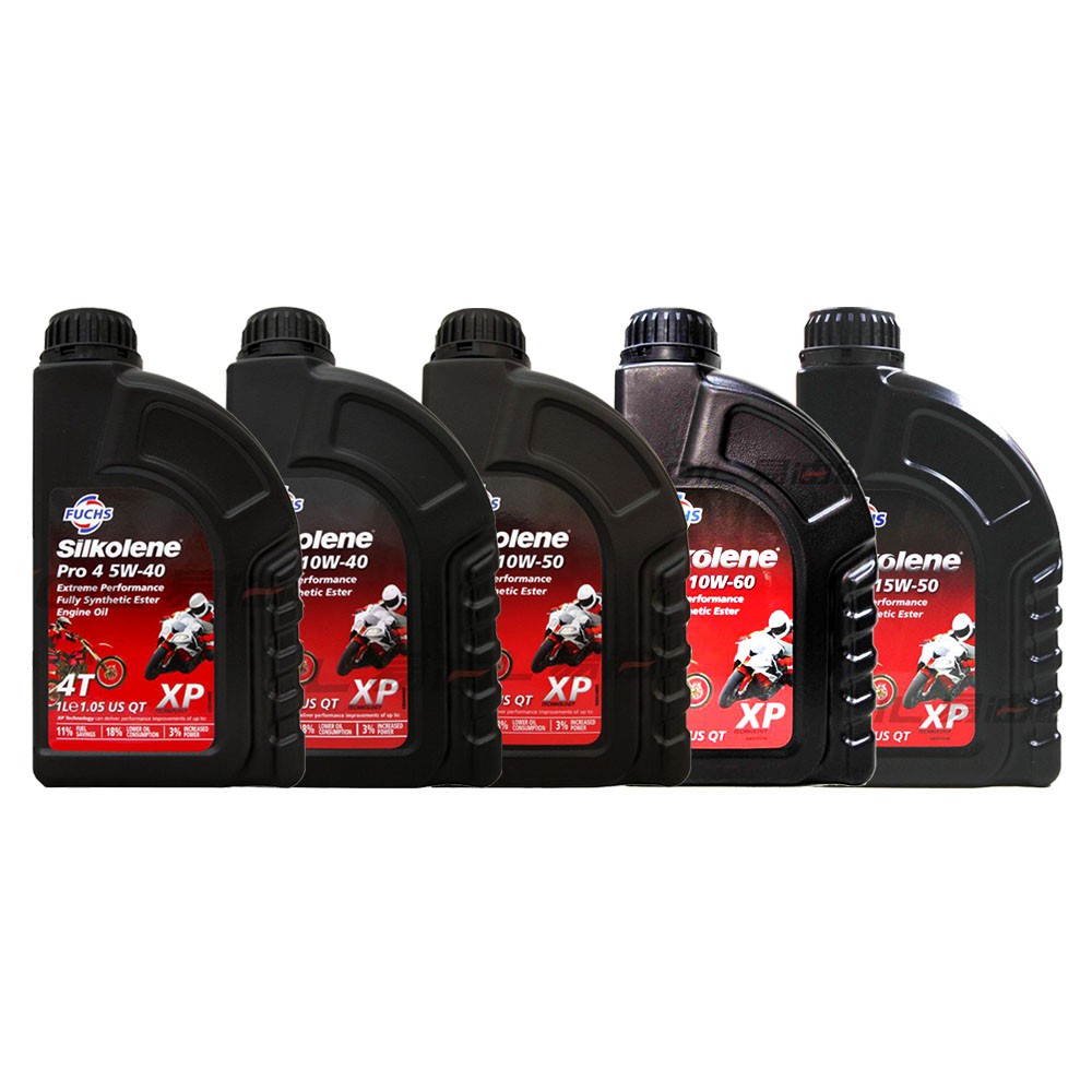 【易油網】FUCHS silkolene XP 4T 5W40/10W40/10W50 賽克龍 全合成酯類機油