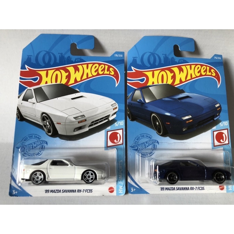 Hot WHeels ‘89 MAZDA SAVANNA RX-7FC3S 風火輪小汽車 馬自達