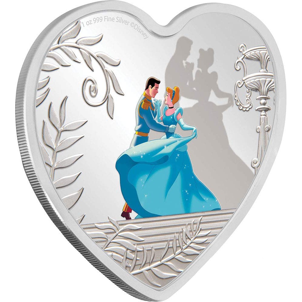 預購 - 2020紐埃-迪士尼公主系列-灰姑娘-70週年紀念-1盎司銀幣