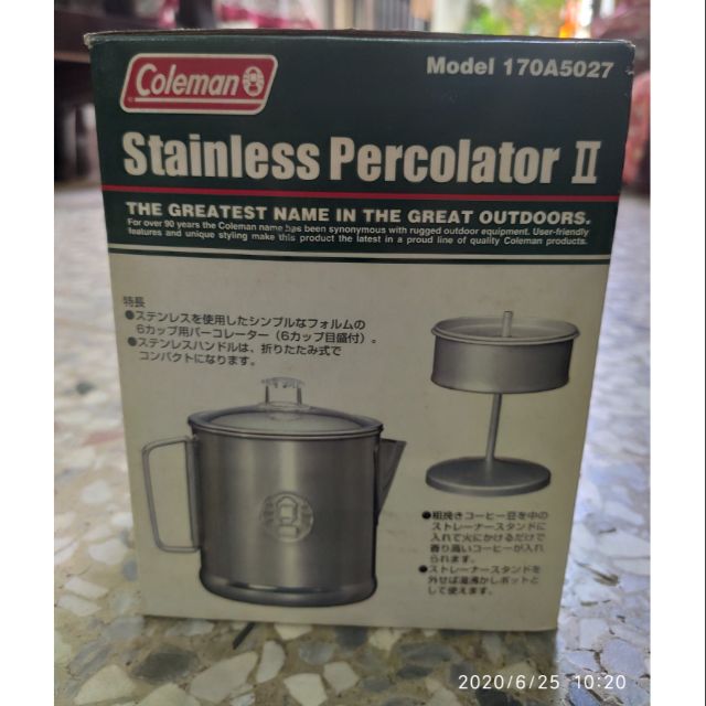 [ Coleman ] 不鏽鋼濾壺 1.3L / 咖啡壺 / 
