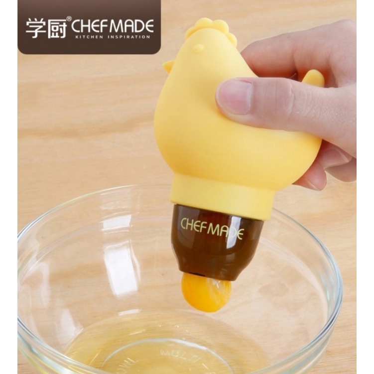 Chefmade學廚WK9216 造型吸蛋器7*10.2cm 小雞分蛋器 蛋白蛋黃分離器 吸蛋器 蛋液分離器 蛋糕 烘焙