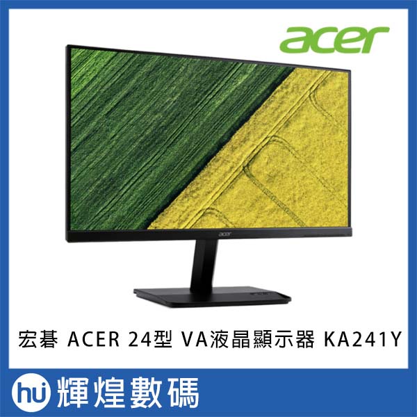 Acer 宏碁 KA241Y 24型 VA 薄邊框廣視角電腦螢幕 HDMI