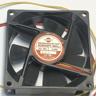 風扇SINWAN BRUSHLESS DC FAN SD8025PT-48H DC 48V 0.08A