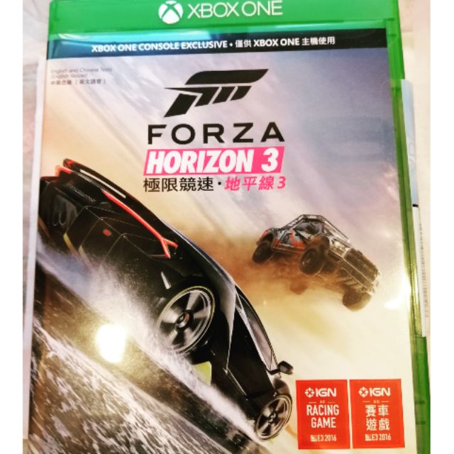 Xbox xboxone  forza horizon 3 極限競速 地平線 地平線3 (one s one x)