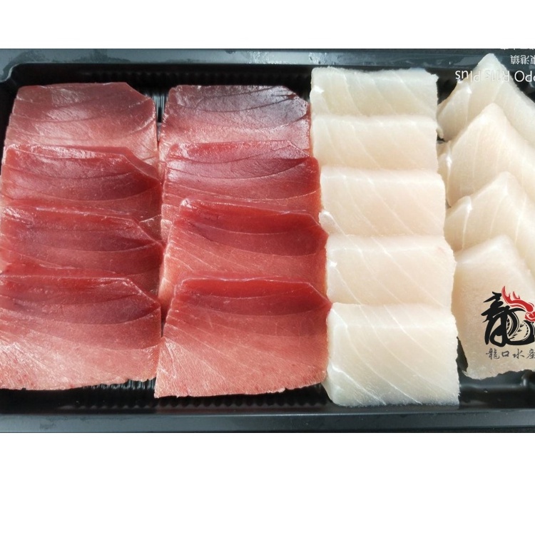 【龍口水產】南方黑鮪魚刺身»白肉旗魚綜合生食級生魚片/ 250g/盒(已切片)
