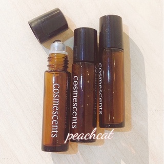 桃桃貓🌱 cosmescents 滾珠空瓶 10ml 可分裝無理頭精油棒 隨身純露玻璃噴霧空瓶 15ml