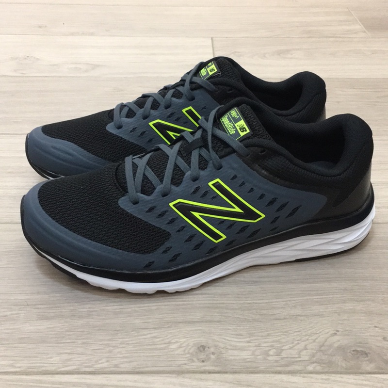 《TNT 5折出清》NEW BALANCE 紐巴倫 男 2E寬楦 輕量 透氣 健身 慢跑鞋 灰黑螢 M490CB5