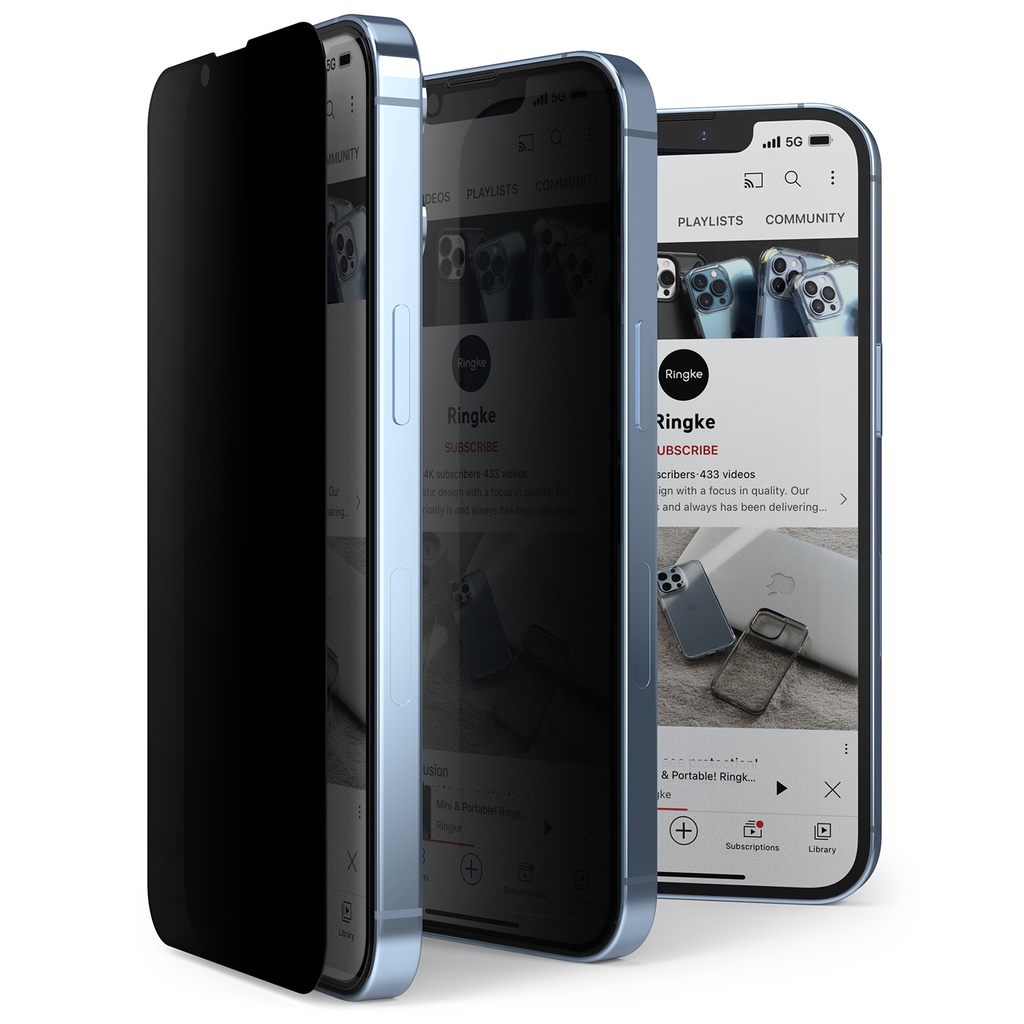 Ringke Privacy Glass 防窺霧面鋼化玻璃保護膜 iPhone 14 Plus 14 防間諜隱私屏幕保護