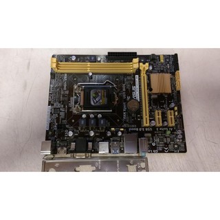 華碩 H81M-A_DP/M11AD/DP_MB主機板 /1150/DDR3/U3S3含檔板 中古良品