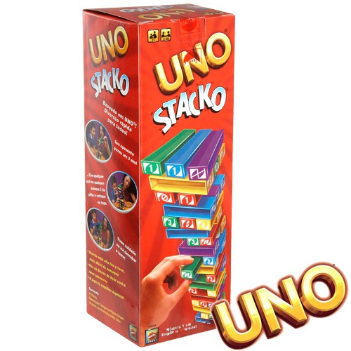 UNO 疊疊樂 UNO Stacko 桌遊 桌上遊戲【卡牌屋】