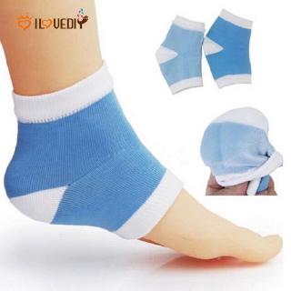 保濕可重複使用的水療凝膠腳跟襪去角質護理足部護理工具