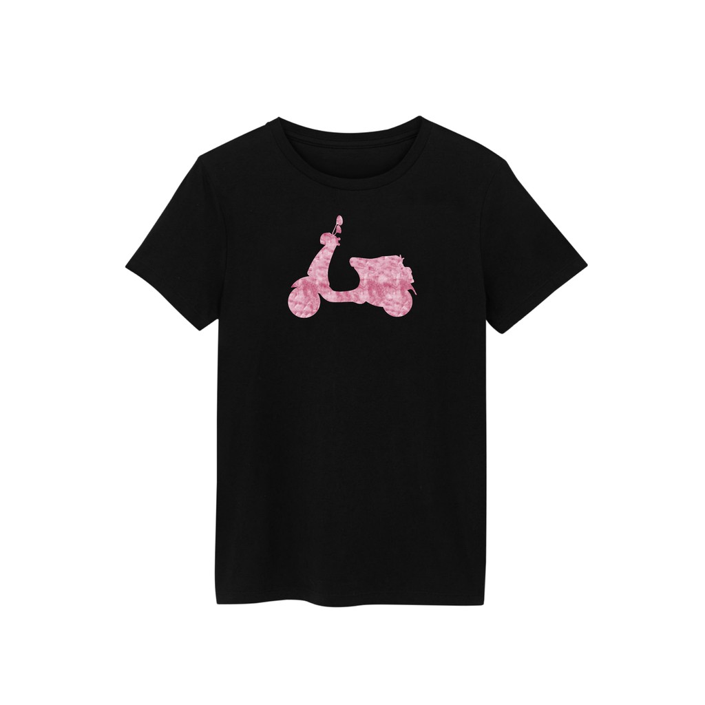 Vespa 偉士牌 經典 手繪 LX125 粉紅 大理石紋 T恤 男女皆可穿 下單備註尺寸 短T 素T 素踢 TEE