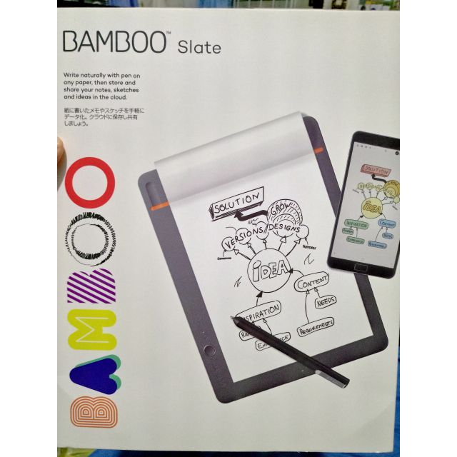 Wacom BAMBOO Slate A5 數位筆記本 (含12支新筆蕊)