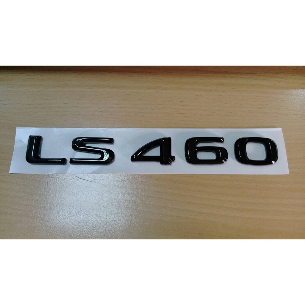 ※金螃蟹※ Lexus 凌志 LS460 烤漆黑 前LOGO 標誌 字標 字體