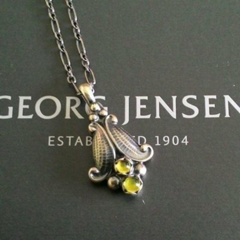 GEORG JENSEN 喬治傑生 1993 2013 復刻版 橄欖石
