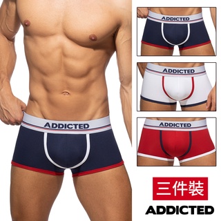 ADDICTED-TOMMY男四角內褲三入超值裝-AD1009-TOMMY 3 PACK TRUNK-[酷男衣工廠]