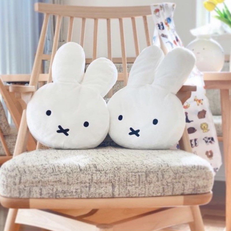 現貨 日本雜誌miffy 米菲兔大頭靠枕抱枕玩偶生日禮物 蝦皮購物