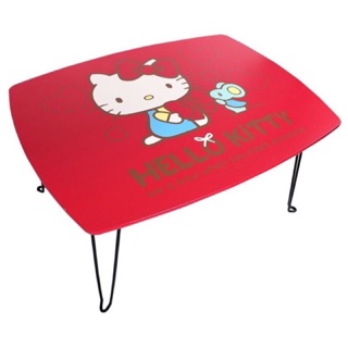 限時特價～《熊兔的店 》正版授權 Hello Kitty 紅色長桌 折疊桌 和室桌 筆電桌 KT-1058