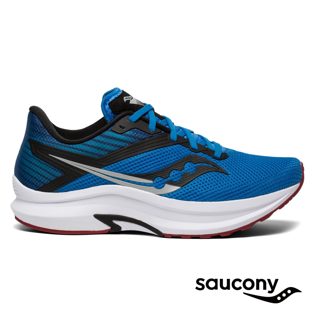 【SAUCONY】慢跑鞋/運動鞋/休閒鞋/男鞋 緩衝避震 原廠貨 AXON-皇家藍