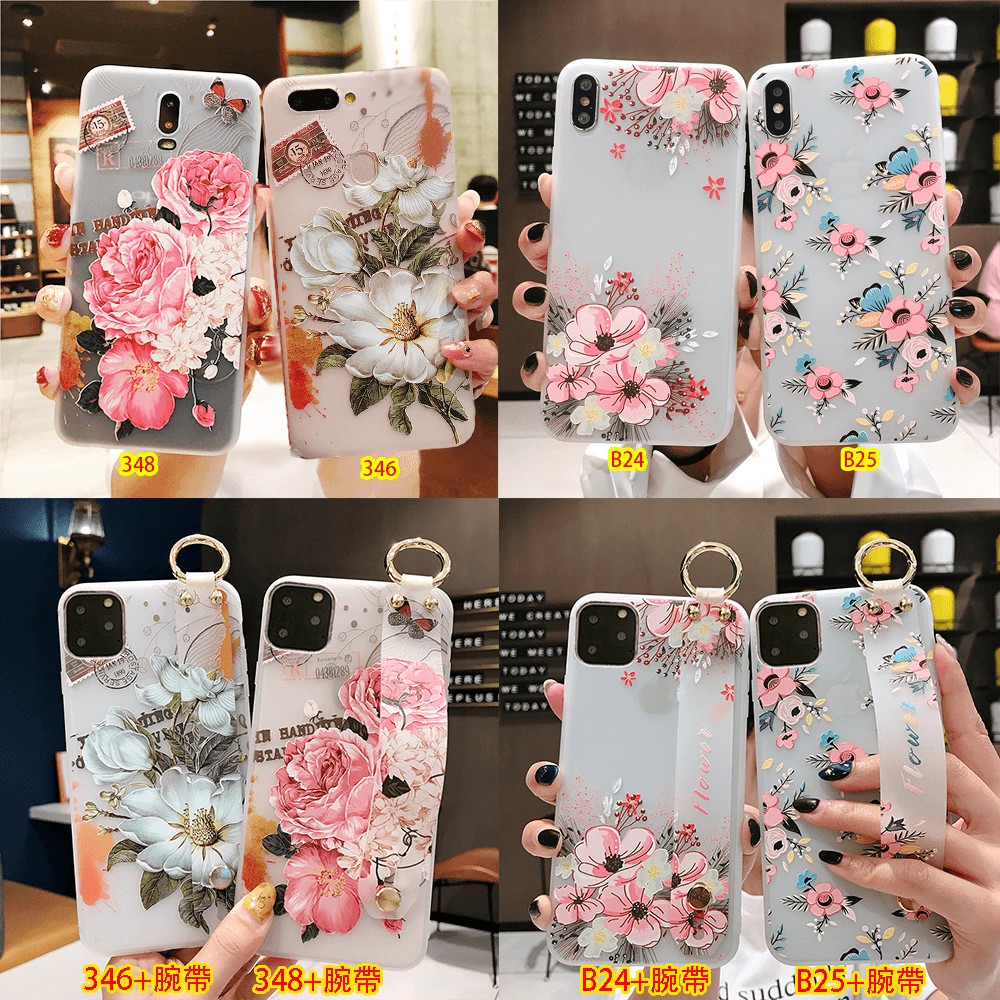 適用蘋果Iphone 12 Pro Max MINI手機保護殼3D浮雕腕帶風格柔軟套超薄手機後蓋