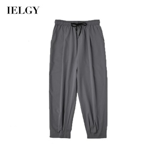 IELGY 時尚男士韓版寬鬆九分休閒運動褲