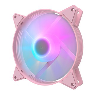 darkFlash大飛 C6 A-RGB 12CM 電腦散熱風扇 單顆裸裝子扇 限裝DLX/DLM機殼(扇框: 粉色)