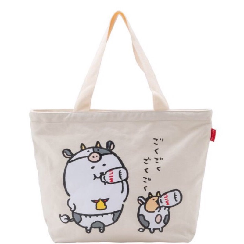 🏡６０２号室🏡《預購》日本對自己吐槽的白熊牛年福袋 吐槽白熊 自嘲熊 娃娃 托特包 碗 束口袋 吊飾 徽章 環保袋