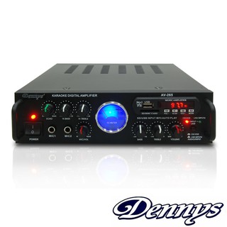 Dennys藍牙/USB/SD卡/收音/迷你擴大機USB/FM/SD/MP3(AV-275BT)附遙控器