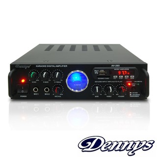 Dennys藍芽/USB/SD卡/收音/迷你擴大機USB/FM/SD/MP3(AV-275BT)附遙控器