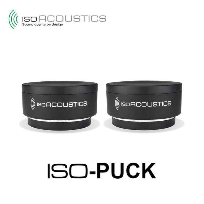 【愛樂音響 高雄旗艦館】IsoAcoustics ISO-PUCK 喇叭架 音響 墊材 腳墊 2入 公司貨
