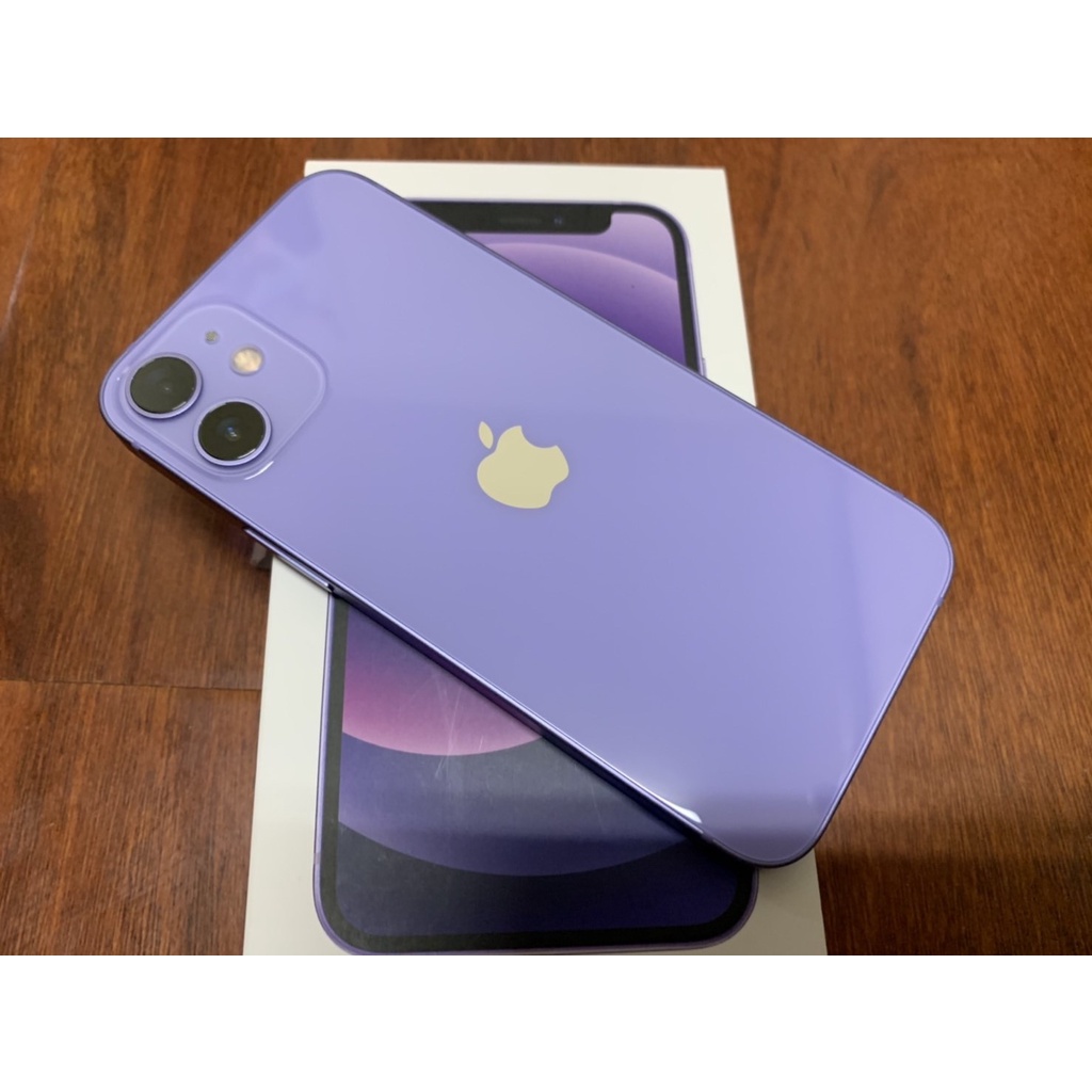 【J30 】電池100% 近全新 台哥大保固到9月 Apple iPhone 12 mini 64G 5.4吋 紫色11