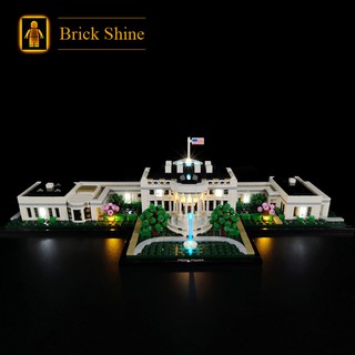 現貨【BRICK SHINE】【燈組】無主體 適用 樂高 LEGO LEGO 21054 白宮 全新未拆 BS燈組