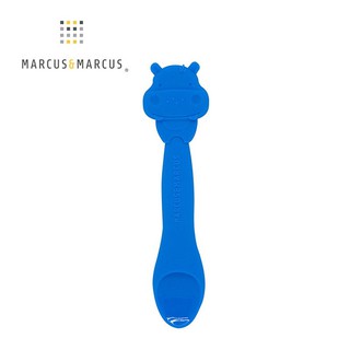 MARCUS＆MARCUS 動物樂園矽膠餵食湯匙-河馬