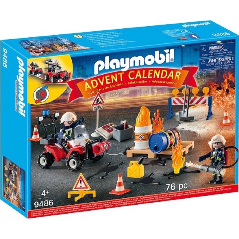 playmobil 9486 德國正版🇩🇪 摩比人 降臨曆 消防救援 摩比 月曆（全新現貨）