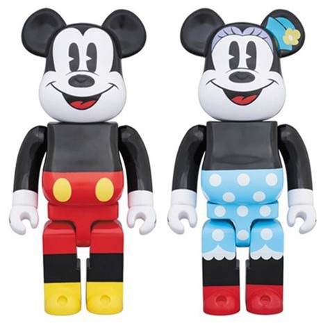 Image.台中逢甲店 BE@RBRICK BEARBRICK 400% 庫柏力克熊 米奇米妮 MICKEY