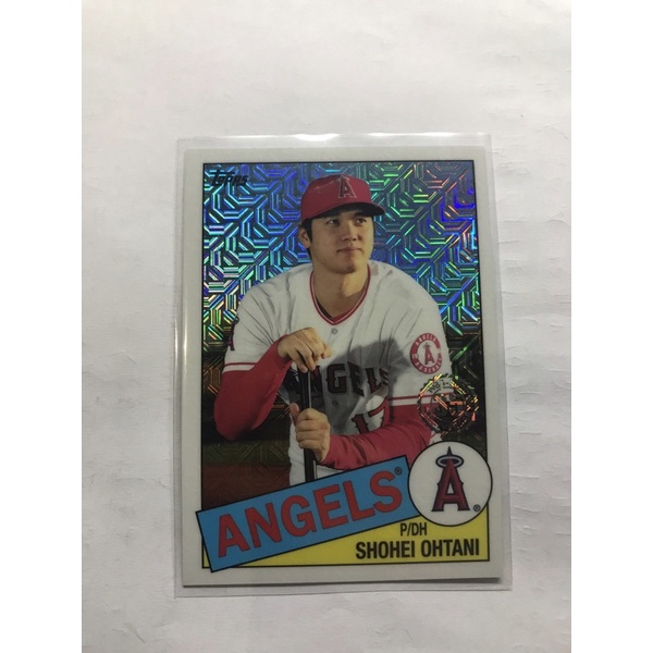 美國職棒大谷翔平topps 復古亮面波紋閃卡 蝦皮購物