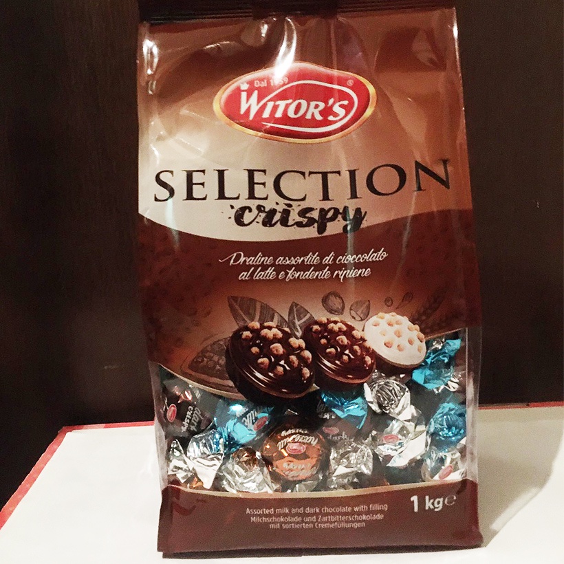 WITOR’S 綜合脆米果巧克力1kg 米果巧克力 脆米果 榛果巧克力 牛奶巧克力 COSTCO 好市多 過年零食 糖果